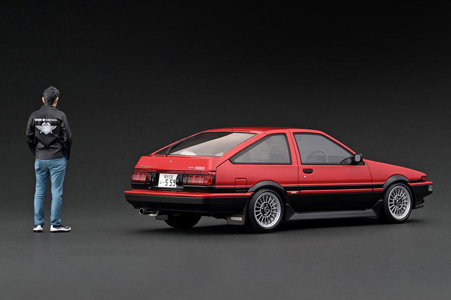 Ignition Model 1:18 Toyota Sprinter Trueno 3Dr GT Apex (AE86) Red