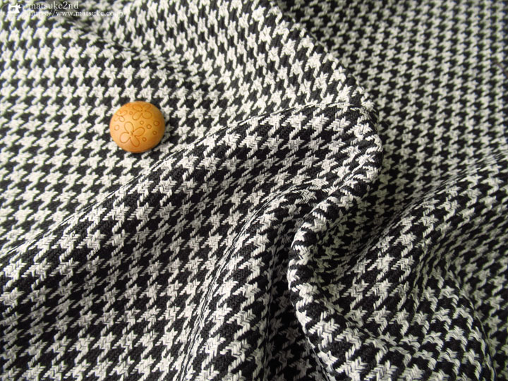 まるでウールみたいな千鳥格子柄！『 ウーリッシュ ハウンドトゥース 』