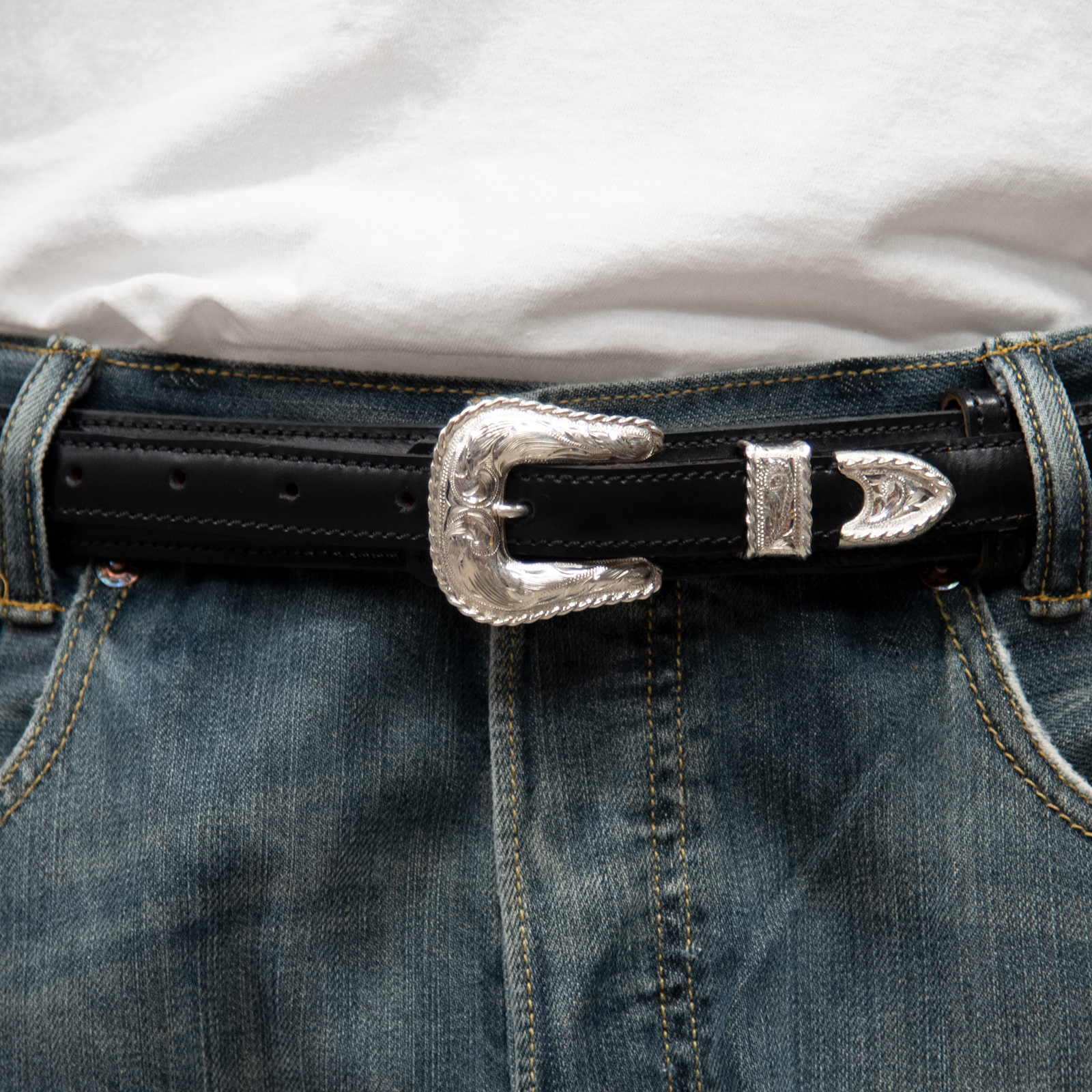 トップ・ガン 革ベルト＆銀バックル | 革ジャンのマックス・ケイディ