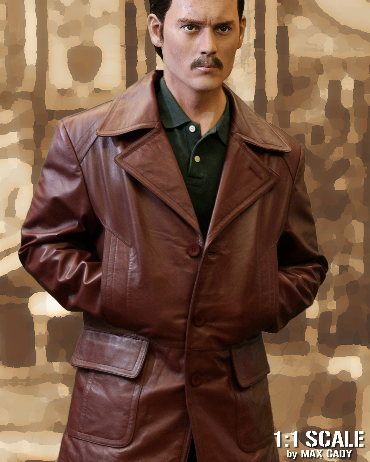 ドニー・ブラスコ レザー・ジャケット ブラック | 革ジャンのマックス