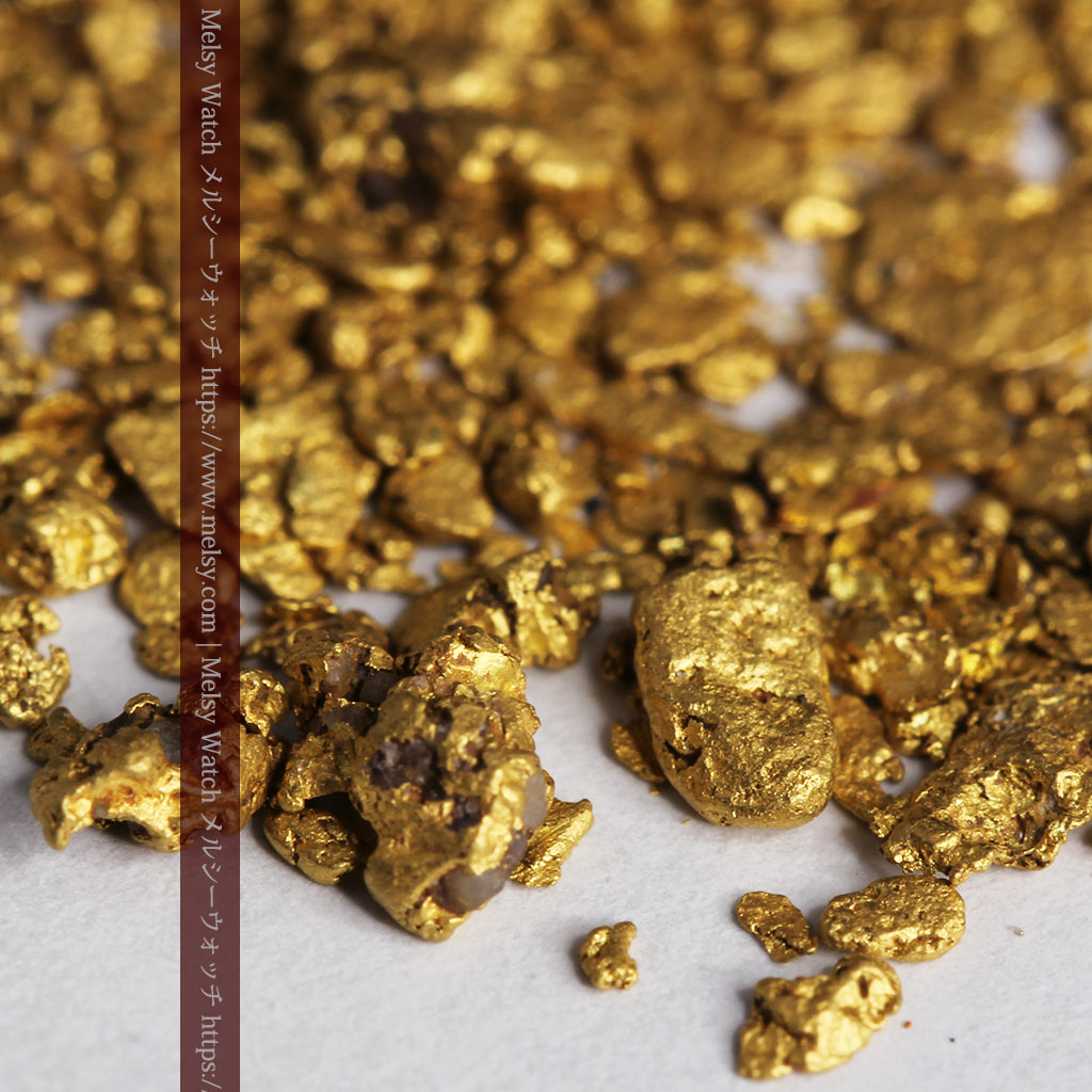 2.82gの小さな砂金・薄片金 クイーンズランド州産