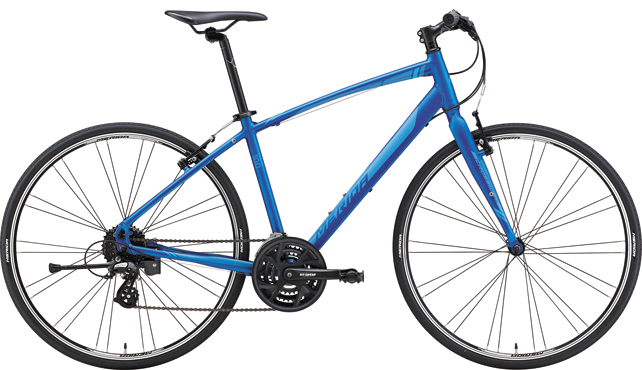 千葉】整備済メリダクロスCROSSWAY100Rブルー新品タイヤ！引き取り歓迎