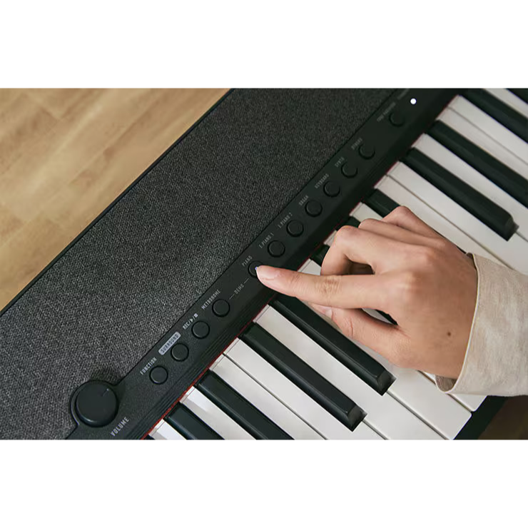 Casio CT-S1-76BK - 76 Key Portable Keyboard - Black Finish w/Power Sup
