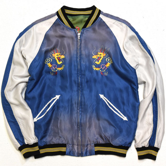 テーラー東洋スカジャン【Roaring Tiger×Dragon】サテンスカ