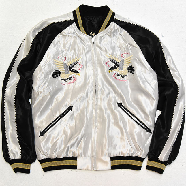 テーラー東洋スカジャン【BLACK EAGLE×TANGLED DRAGONS】リバーシブル