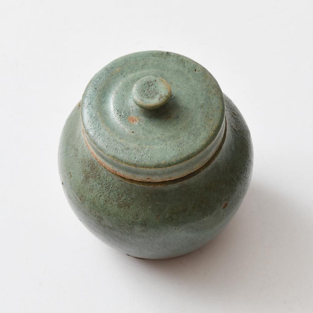 中国 雲南省 華寧 青釉蓋物（茶壷） ｜ みんげい おくむら （日本と