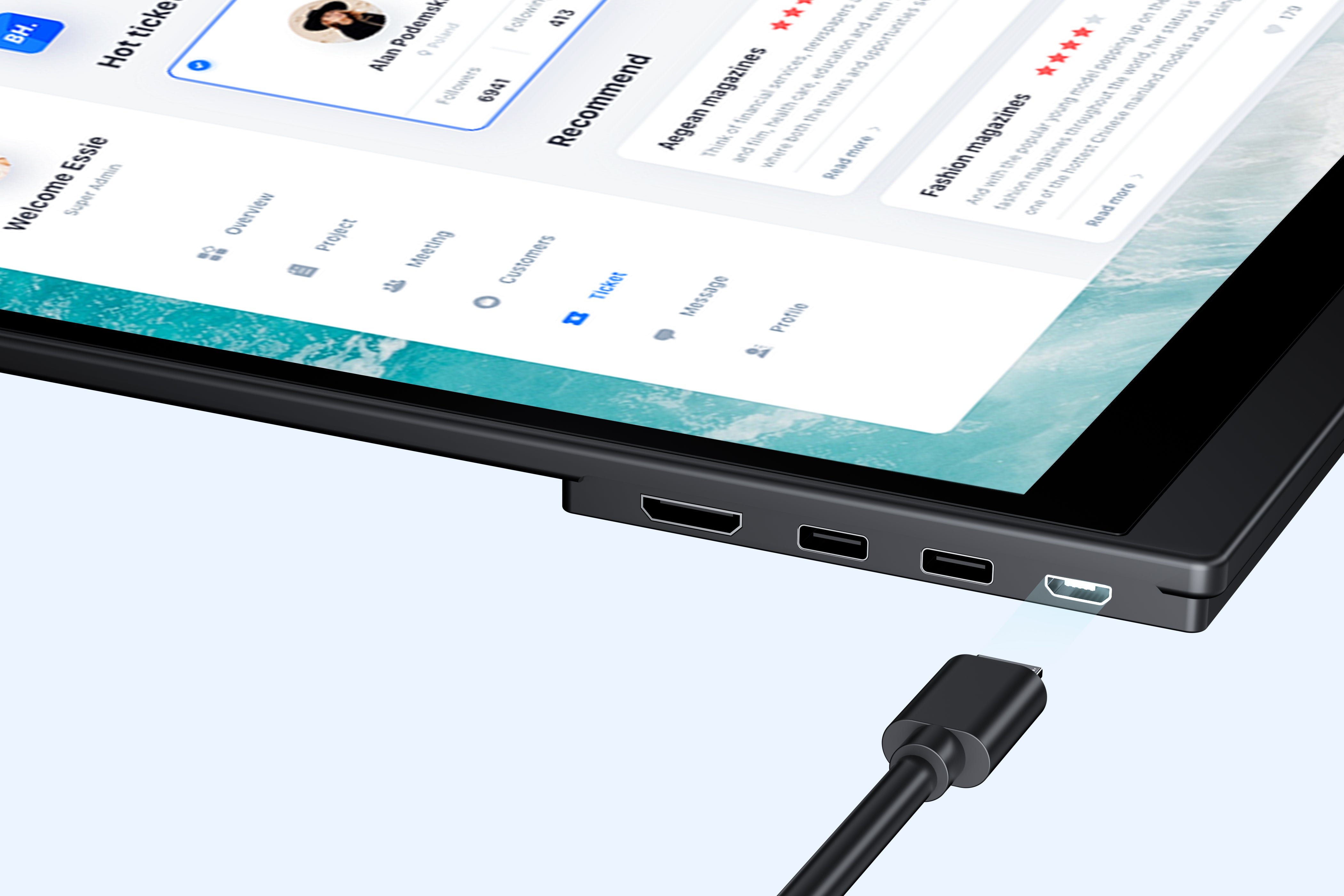 Minisforum MSSA156モバイルモニター