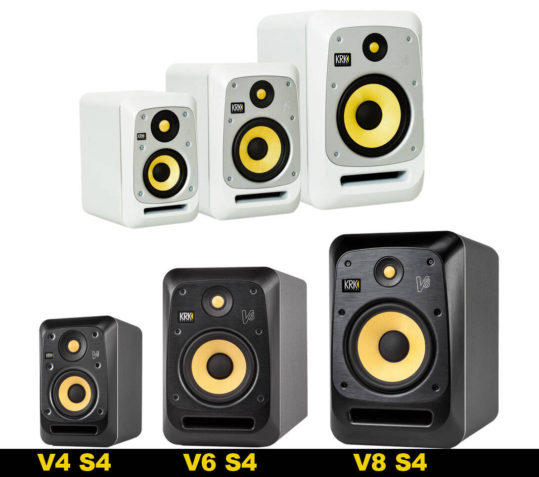 KRK Vシリーズ にWHITEモデルが加わりました！リファインされ、さらに