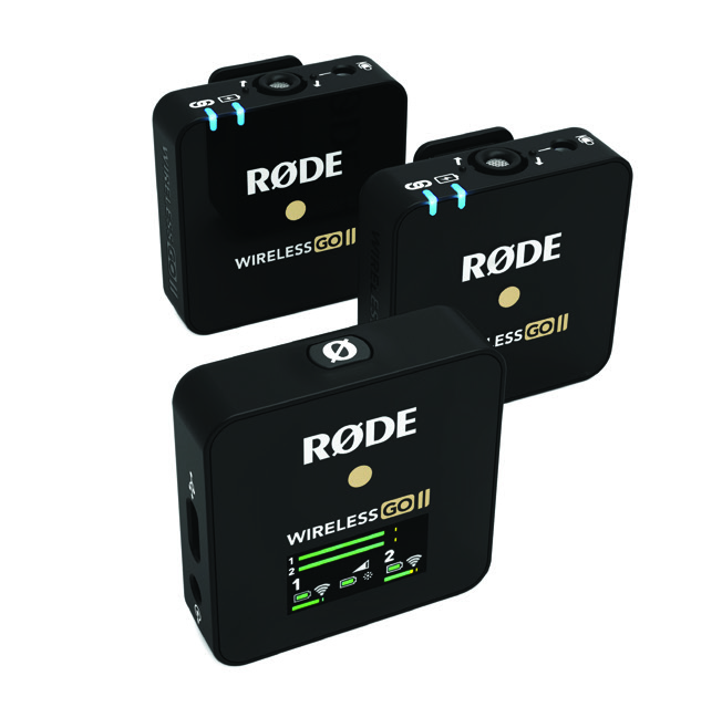 RODEが次世代のワイヤレスマイクシステム「Wireless GO Ⅱ」を発売
