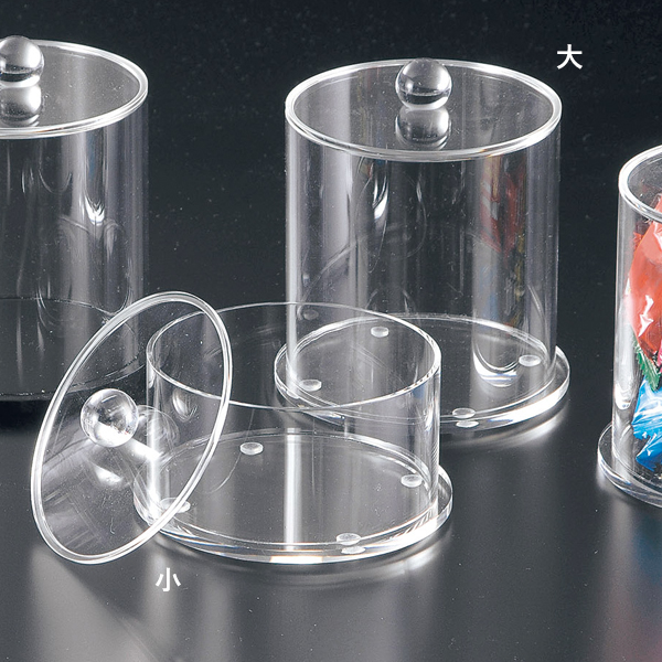 多目的アクリルケース 丸型大 TC-13 クリア - 店舗用品のミセダス