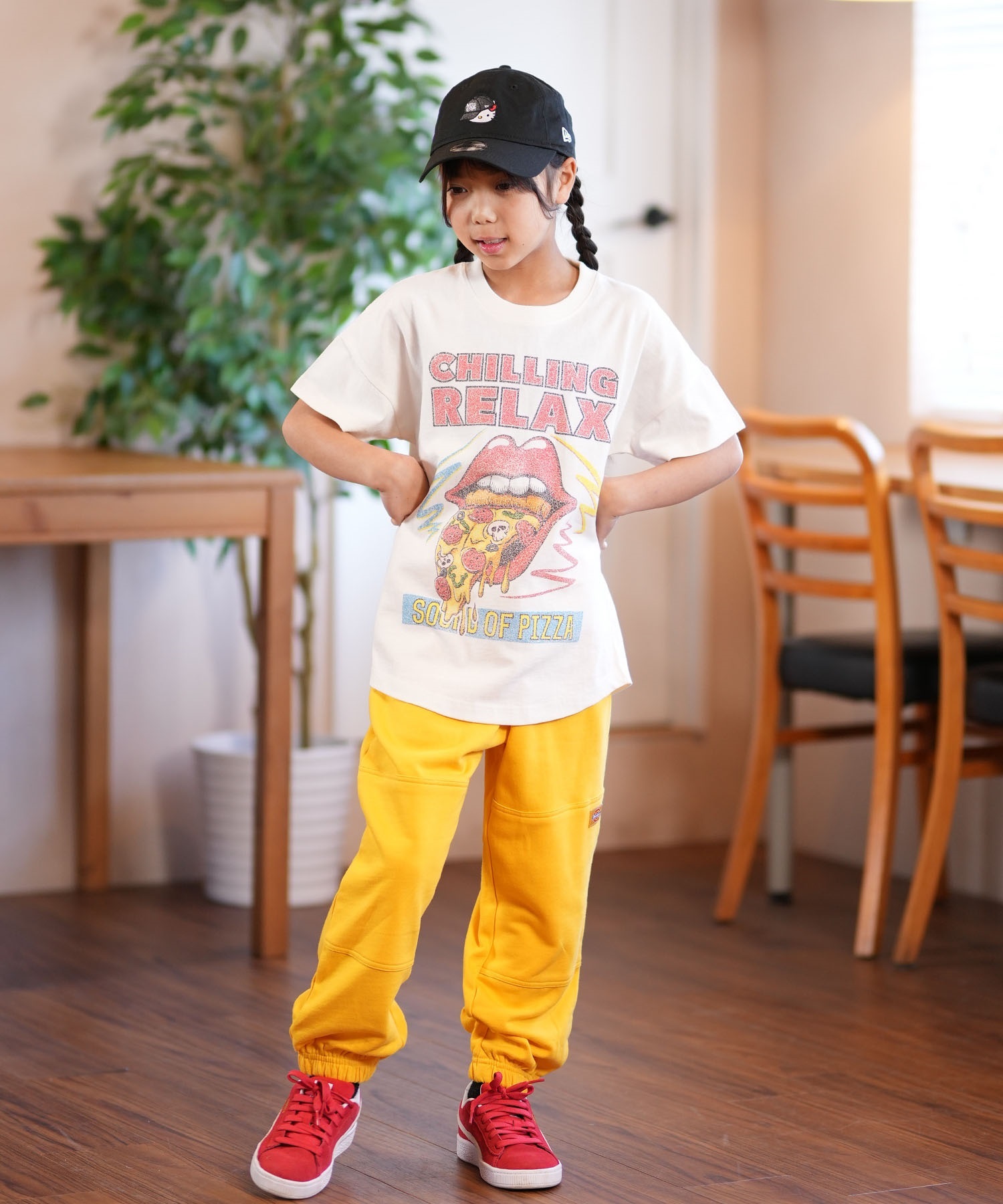 CHILLAX チラックス 半袖 Tシャツ キッズ ジュニア 子供 ヴィンテージ