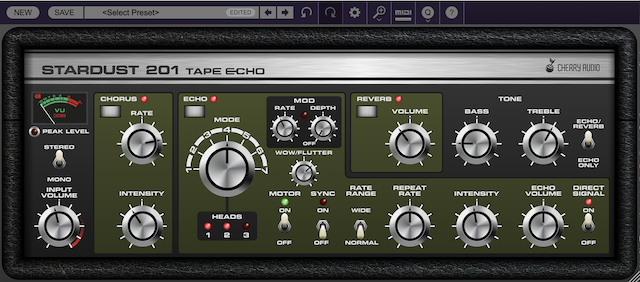 Rolandのテープエコー「Space Echo」を再現＋αしたエフェクト・プラグ