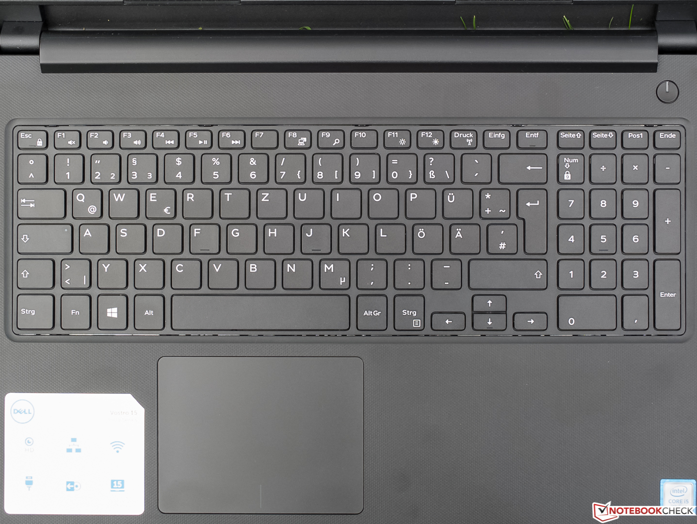 Dell Vostro 15 3568 (7200U, 256GB) Laptop Review - NotebookCheck