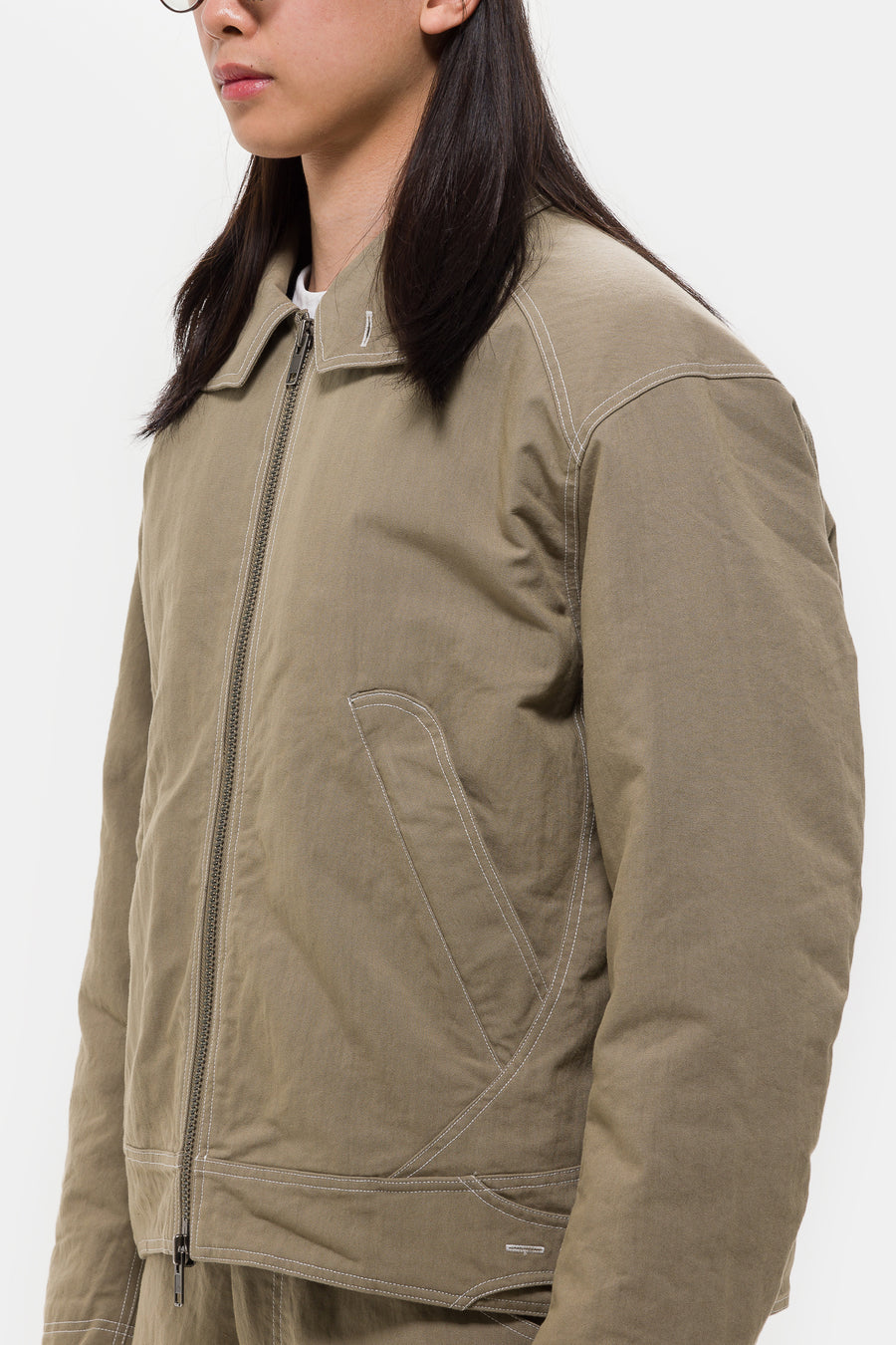 Welder Zip Insulated Jacket in Travertine