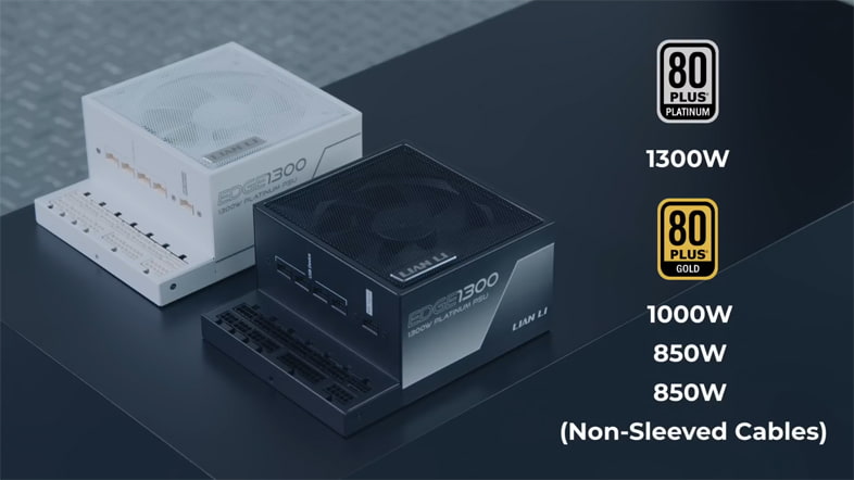 L字型のPC用電源が登場！今までになかったデザイン、Lian Li EDGE