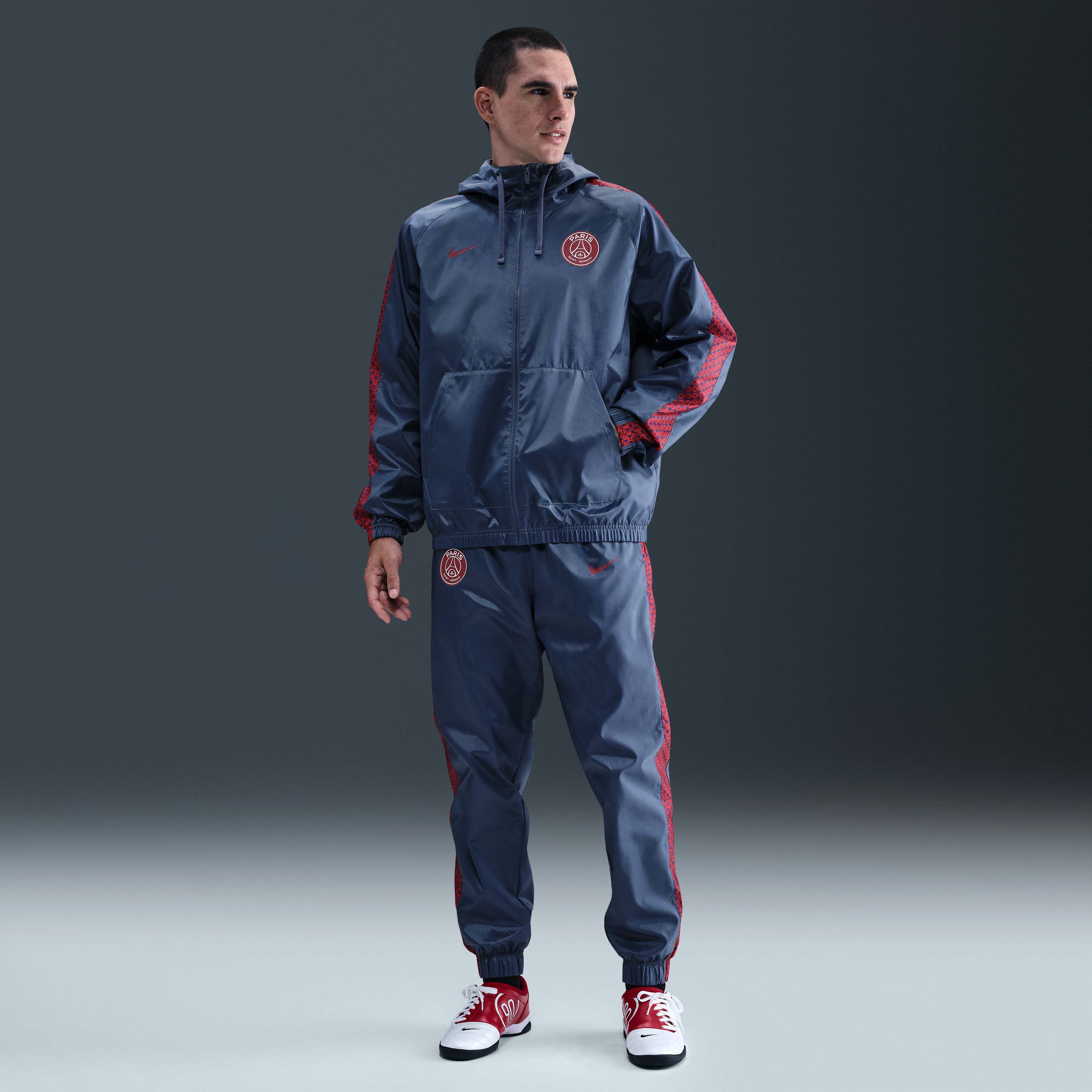 Buy Paris Saint-Germain Men's Nike Football Hooded Woven Tracksuit