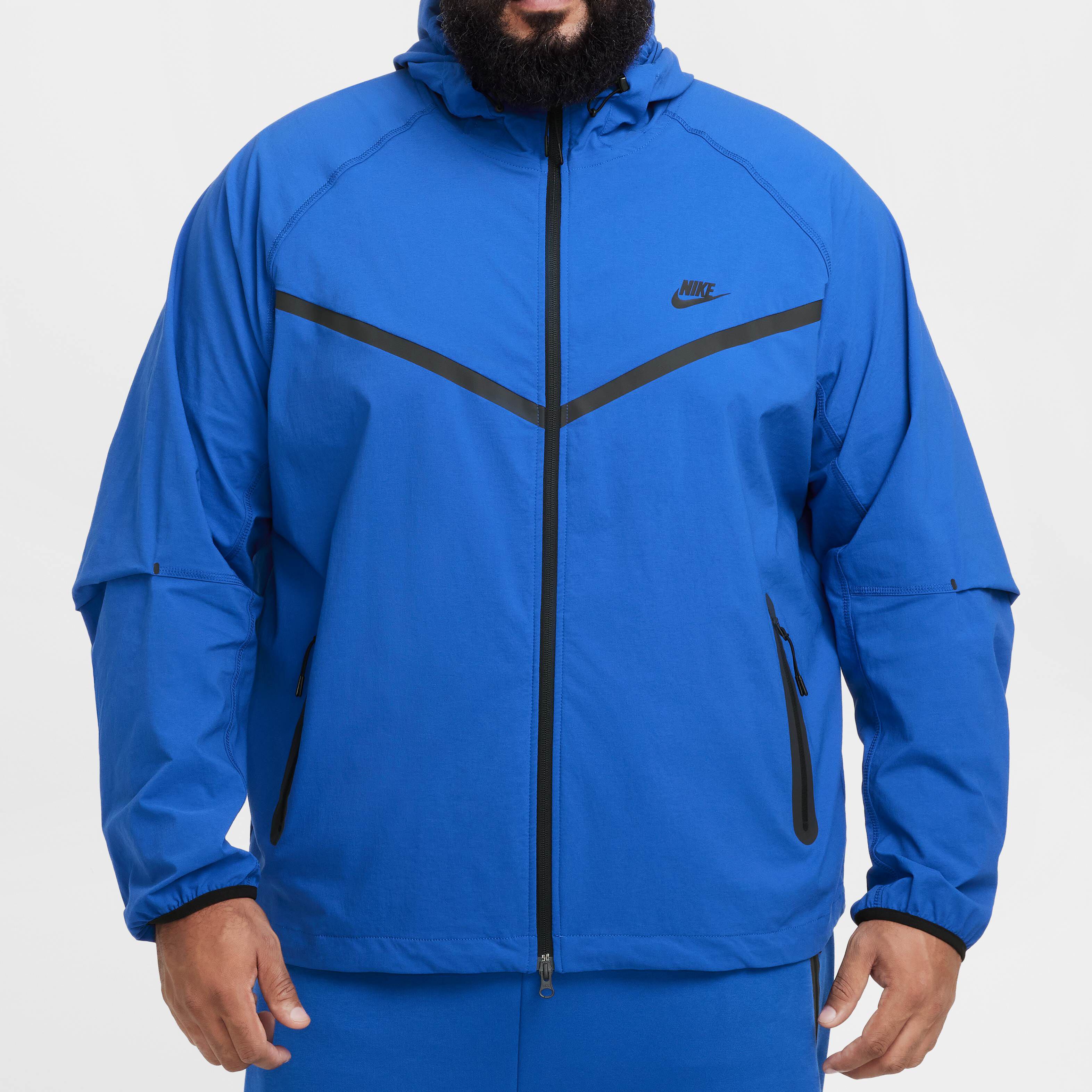 Buy Nike Tech Men's Woven Jacket - Game Royal/Game Royal/Black