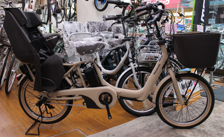 ギュットアニーズ⭐️13AH！パナソニック子供乗せ電動アシスト自転車