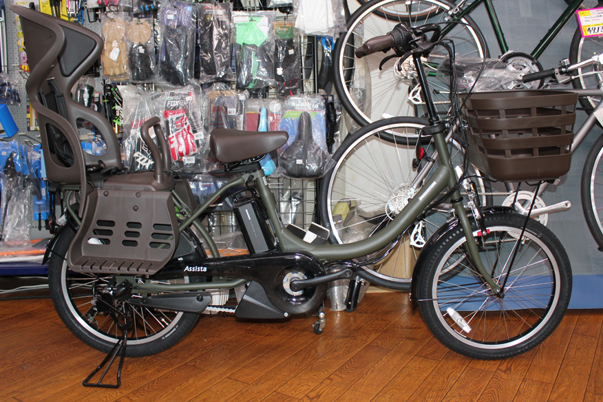 ブリヂストンの子乗せ電動自転車アシスタC STDが入荷いたしました。