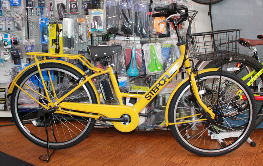 ブリヂストン製の電動アシスト自転車ステップクルーズeが入荷いたし