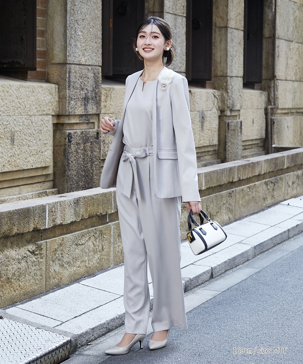 高身長 【レディーススーツ】(七五三・セレモニー)セットアップパンツ