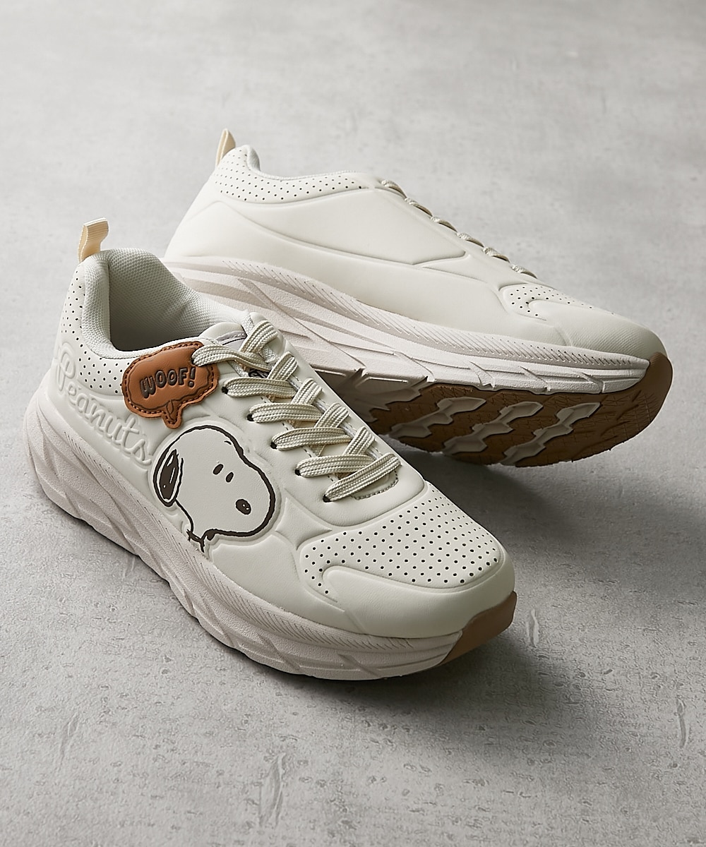 PEANUTS（ピーナッツ）サイドワッペンスニーカー（スヌーピー） 通販
