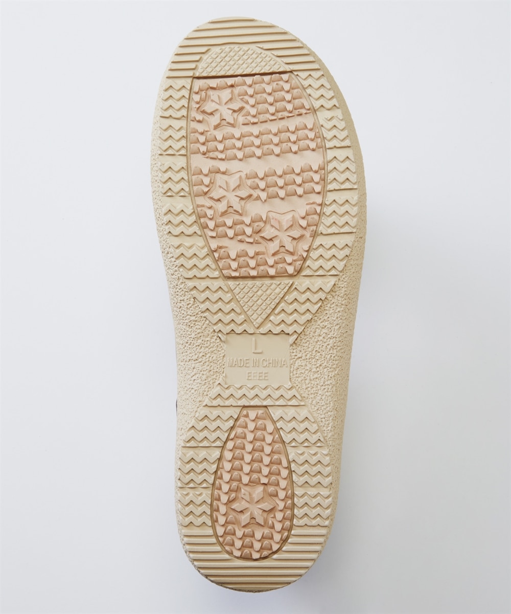 ゆったり幅広】moz（モズ）軽量ボタンデザインサイドゴアスニーカー