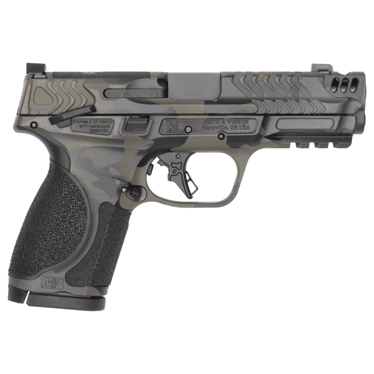 PERFORMANCE CENTER® M&P®9 M2.0 METAL COMPACT CARRY COMP BLACK MULTICAM