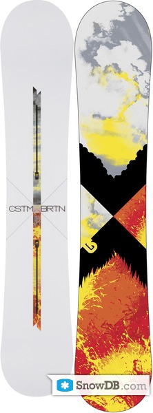 Snowboard Burton Custom X 2009/2010 :: Snowboard and ski catalog