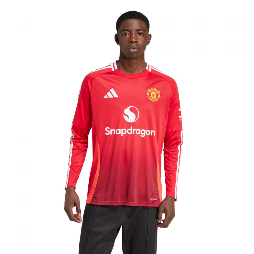 adidas Manchester United 2024/25 Men's Home Long Sleeve Jersey