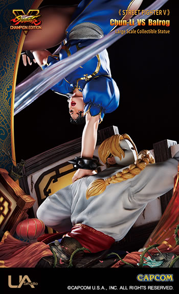 フィギュア専門店 -ソダチトイズ / 春麗VSバルログ 大型スタチュー