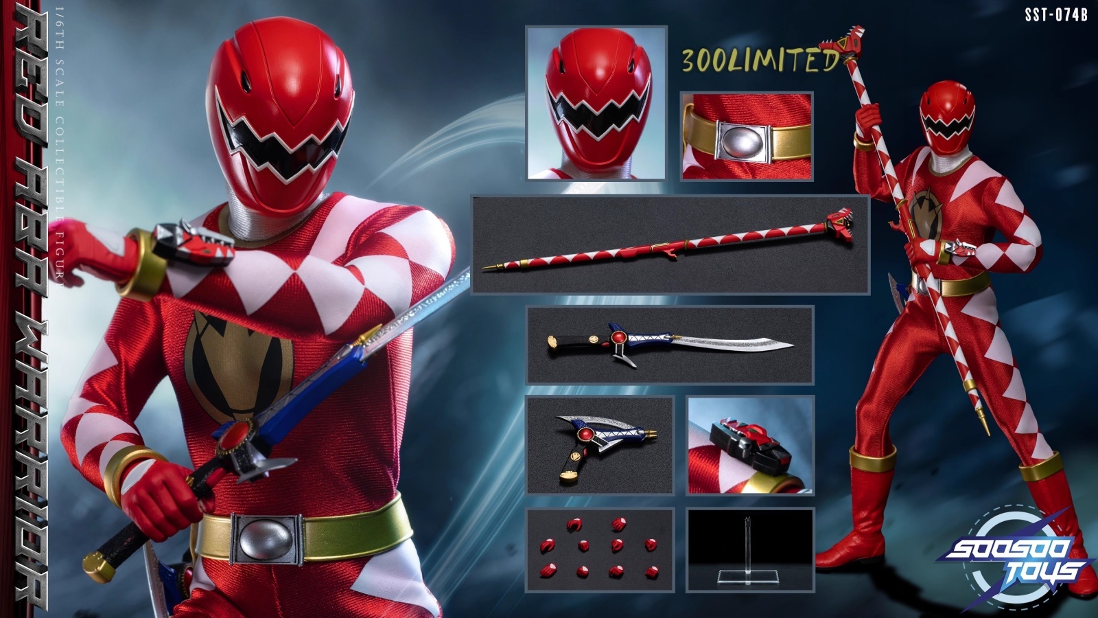 フィギュア専門店 -ソダチトイズ / Soosootoys Red Warrior 1/6