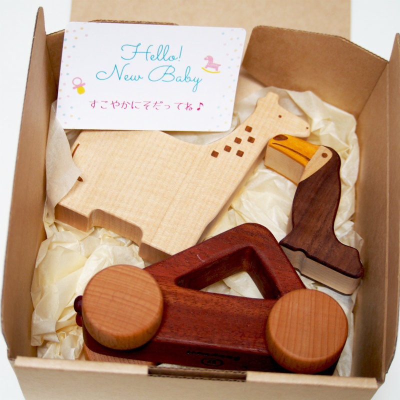 木のおもちゃ 知育玩具 ギフトセット 赤ちゃんおもちゃ 0歳 2種類から