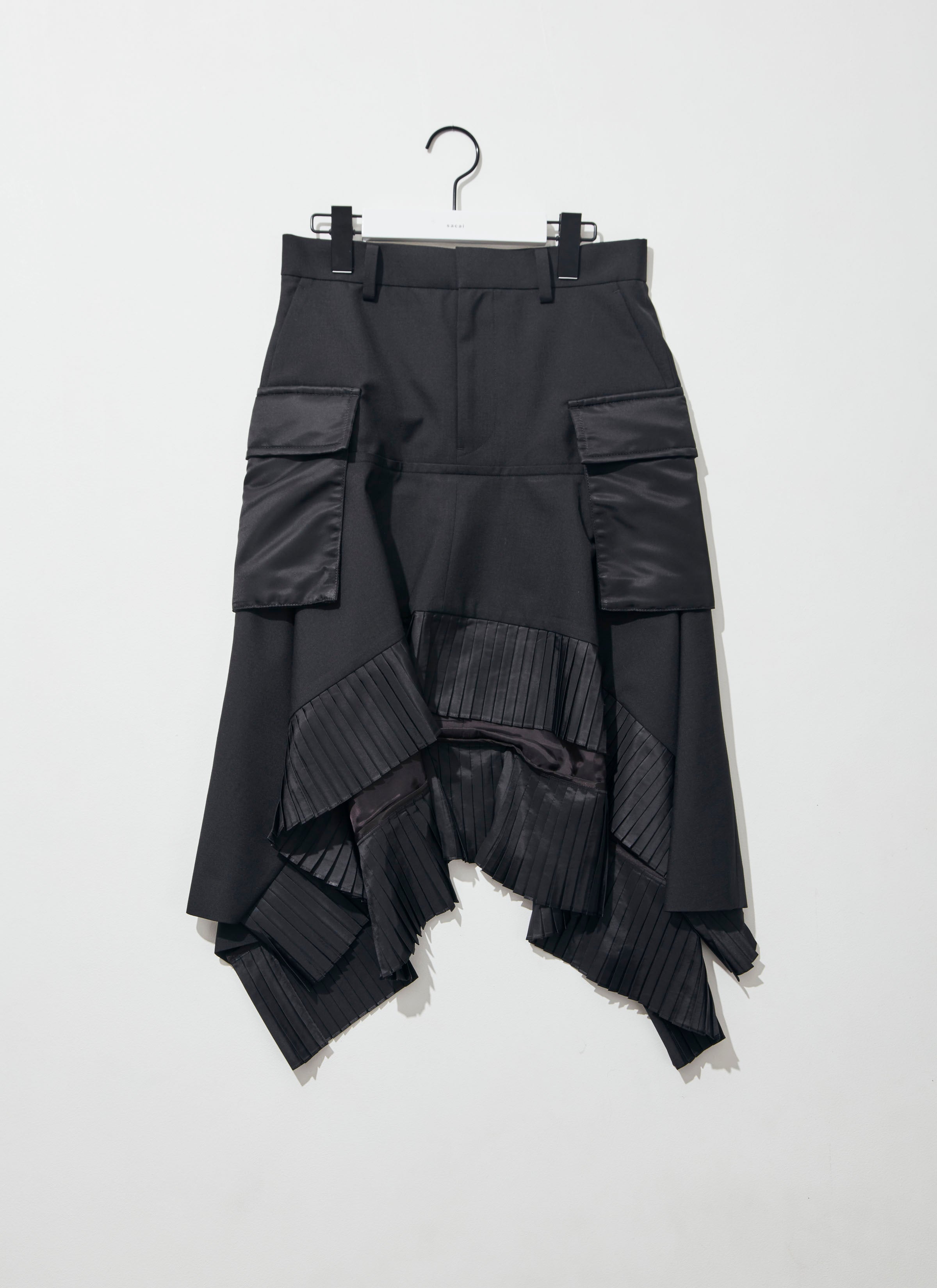 Suiting x Nylon Twill Skirt | sacai Official Store サカイ オフィシャル