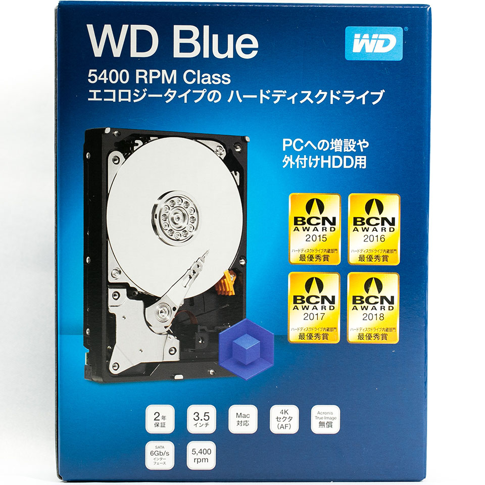 HDD WD BLUE デスクトップ用 6TB [WD60EZRZ-RT]の性能 【桜PC情報】