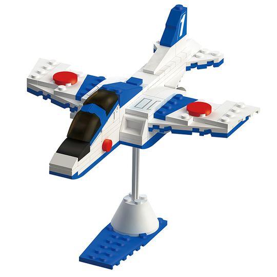 自衛隊のりものシリーズ】130パーツのブロックでつくる！航空自衛隊T-4