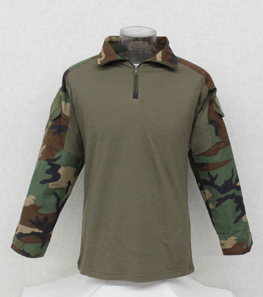 S＆Graf / 【3222】US. コンバットシャツ[ウッドランドカモ] Sのみ