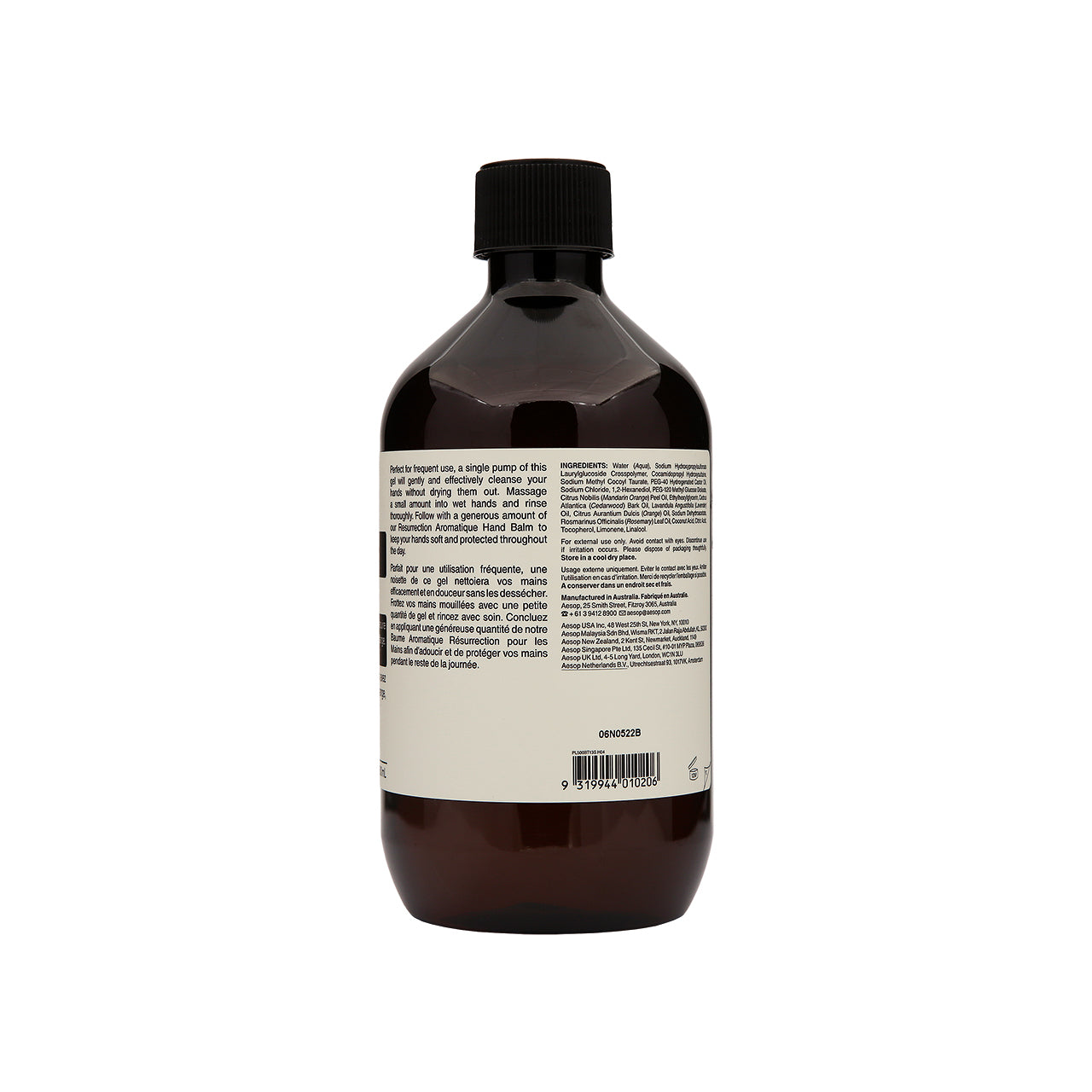Aesop Resurrection Aromatique Hand Wash, Refill 500ml – Sasa