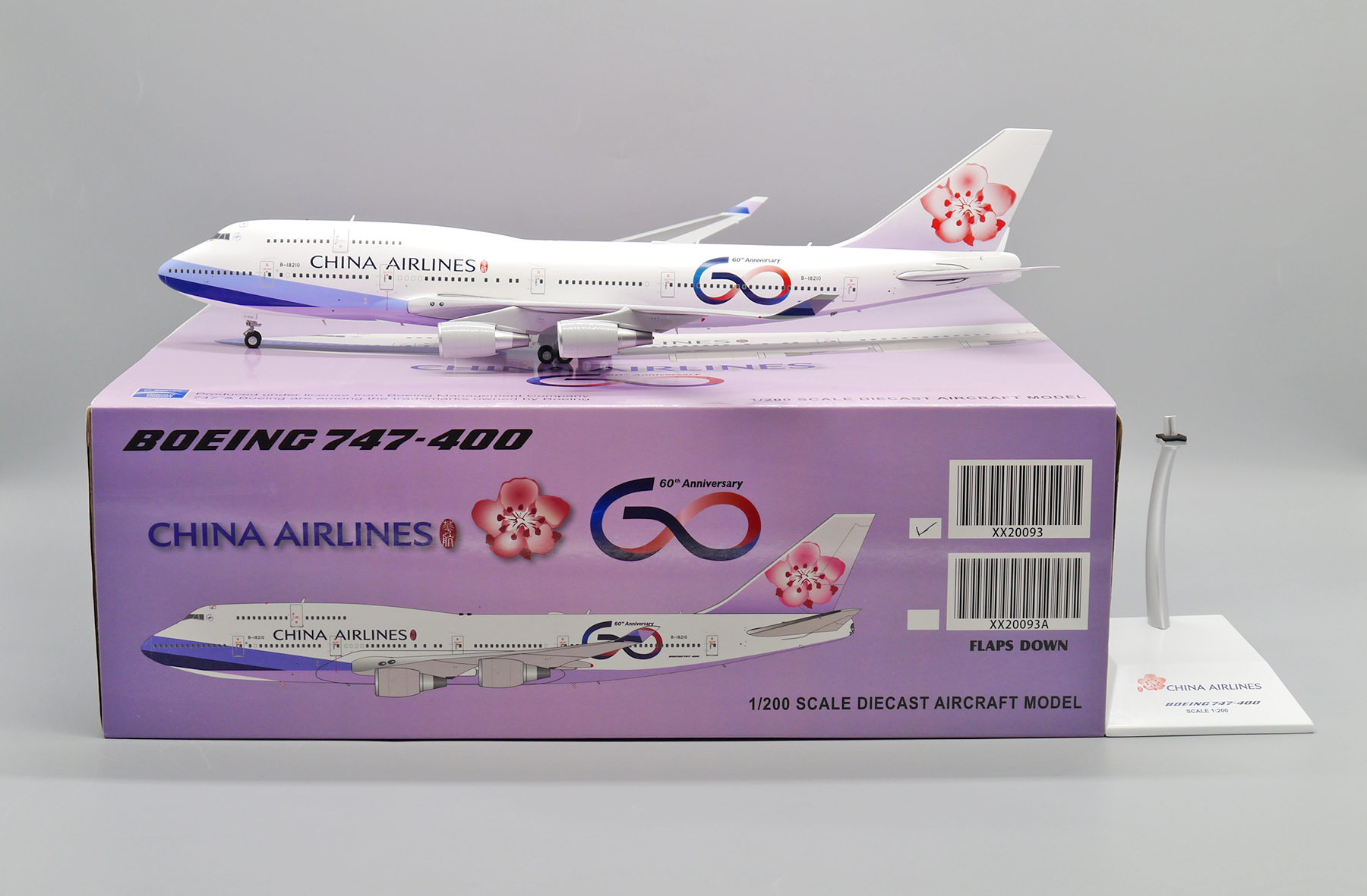 ScaleModelStore.com :: JC Wings 1:200 - XX20093 - China Airlines
