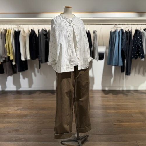 WORKWEAR STRIPE COTTON SHIRTING - SELECT EYE COMPANY：セレクトアイ