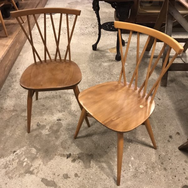 SOLD】Ercol X back Chairアーコール クロスバック チェア(エックス