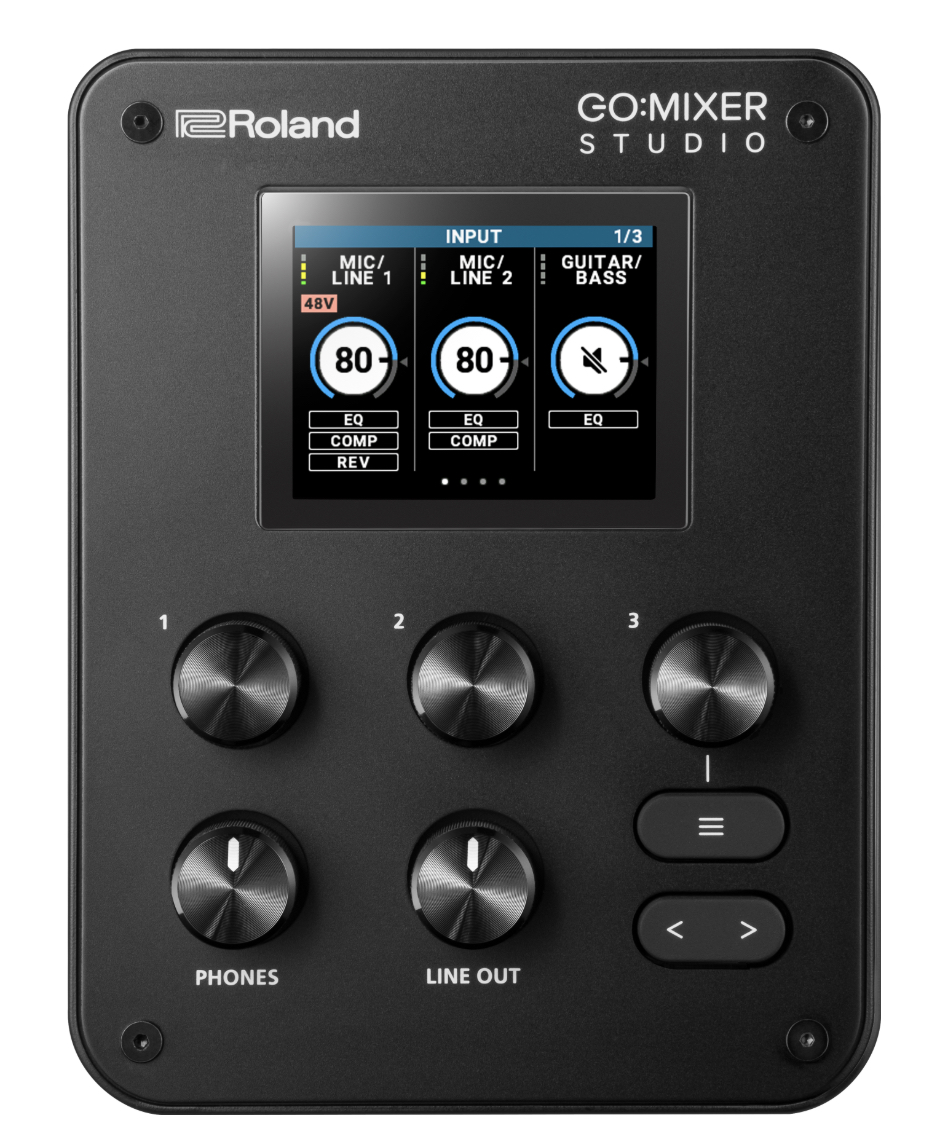 Roland GO:MIXER STUDIO登場！スマホで使える高品質・マルチな