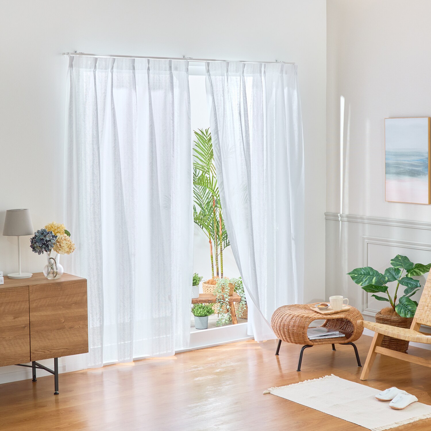 クラレトレーディング 暑さをブロック 爽涼カーテン エコサーマル 2枚