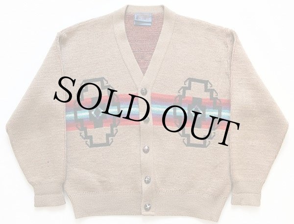 70s USA製 PENDLETONペンドルトン ネイティブ柄 ジャガード ウール