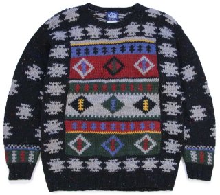 90s USA製 Woolrichウールリッチ フローラル柄 ウール ラグジャケット