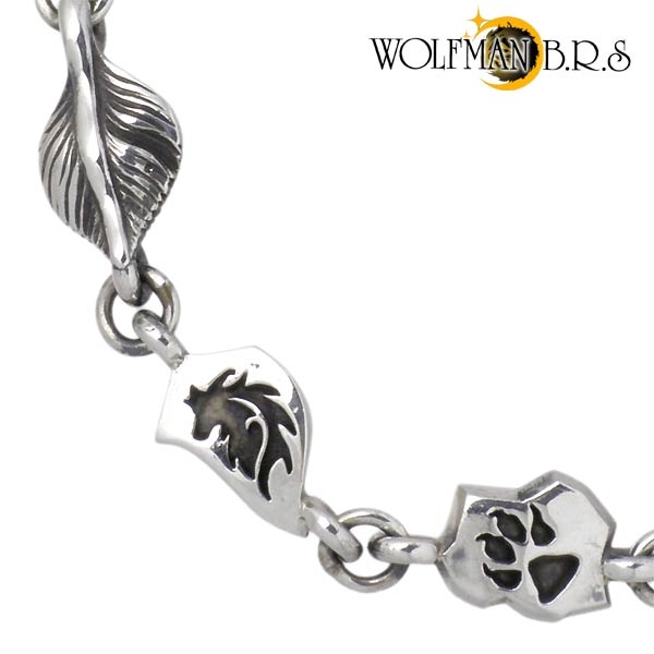 WOLFMAN B.R.S (ウルフマンB.R.S) ウルフ フット フェザー リンク