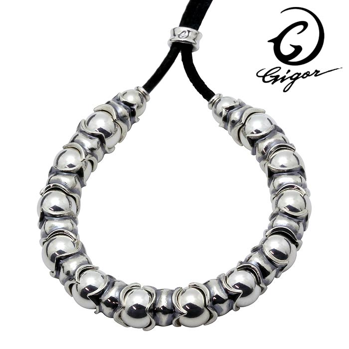ジゴロウ GIGOR シルバー レザー ブレスレット シスを販売。商品点数3