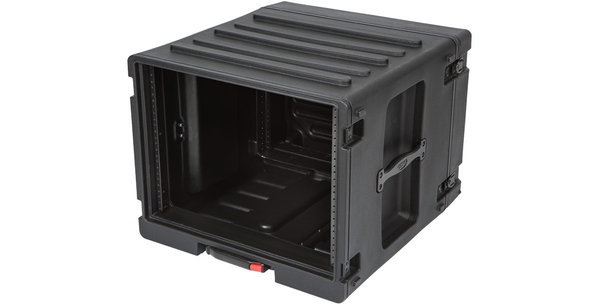 8U SKB Rolling Rack - Easy Transport | Strong, Durable Roto-Molded