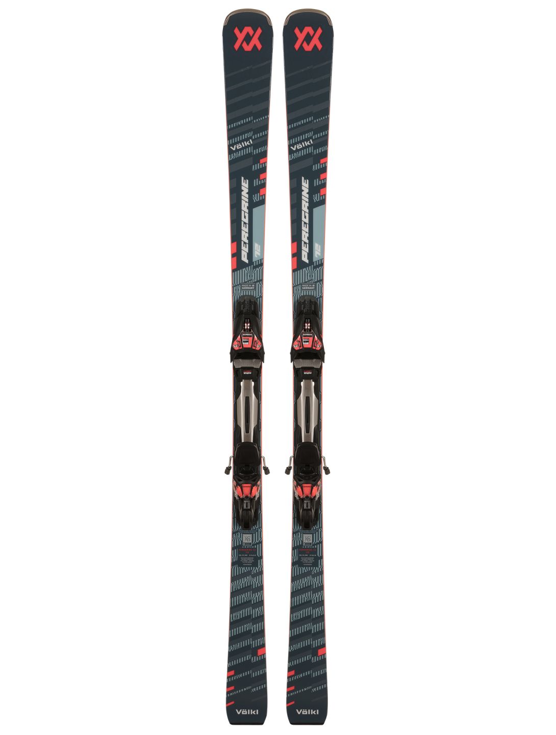 Völkl, Peregrine 72 + Rmotion 12 GW (2024-2025) skis unisex Blue