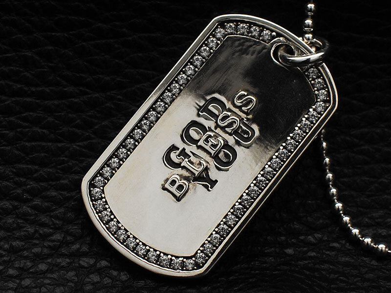シルバー925ドッグタグ God bless you/DEFi MEANINGFUL CUSTOM JEWELRY